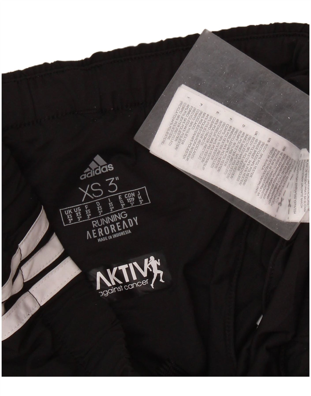Damskie spodenki sportowe ADIDAS Aeroready UK 6 XS, czarny poliester