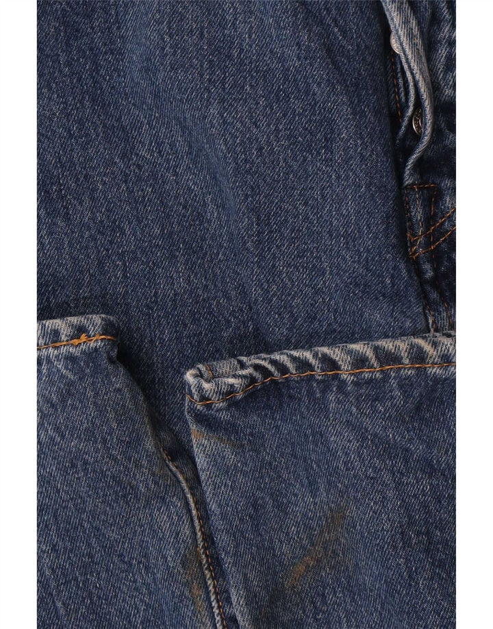 Męskie jeansy Levi's 501 Straight W32 L34 Niebieskie bawełniane
