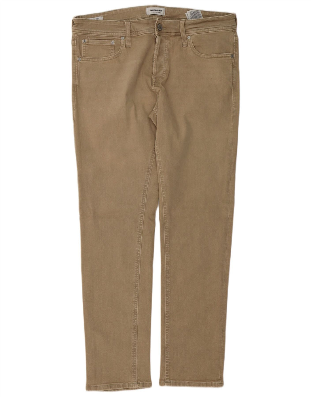 Męskie jeansy Jack & Jones GLENN Slim W34 L32 Beżowa bawełna