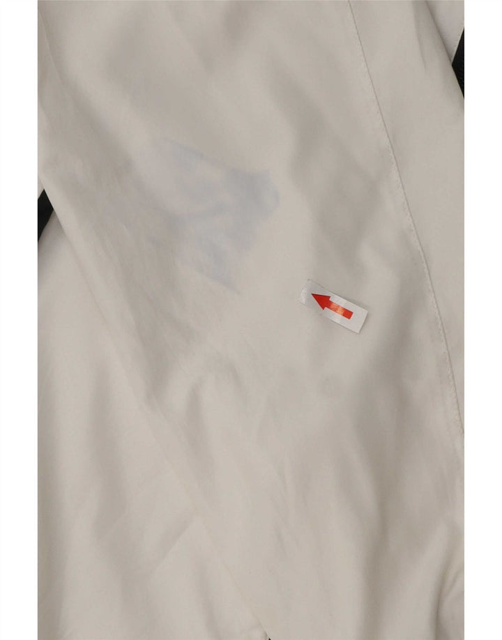 Nike Męska bluza dresowa, mała, biała, z blokami kolorów, poliester