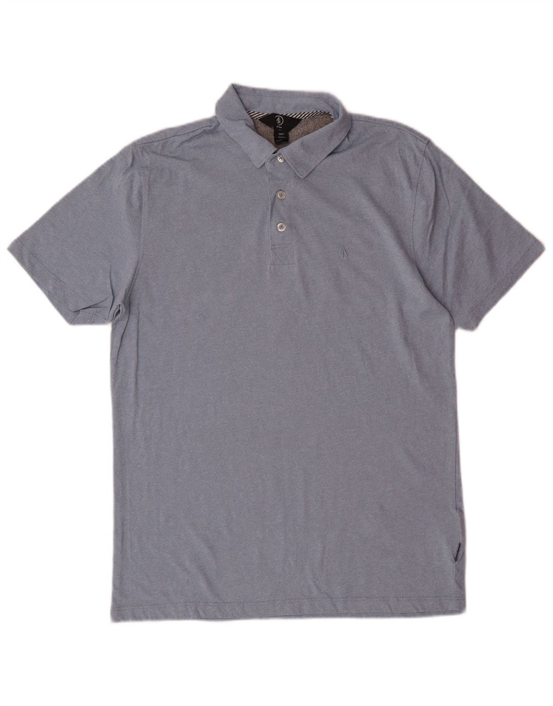 Męska koszulka polo VOLCOM, mała, niebieska, bawełniana