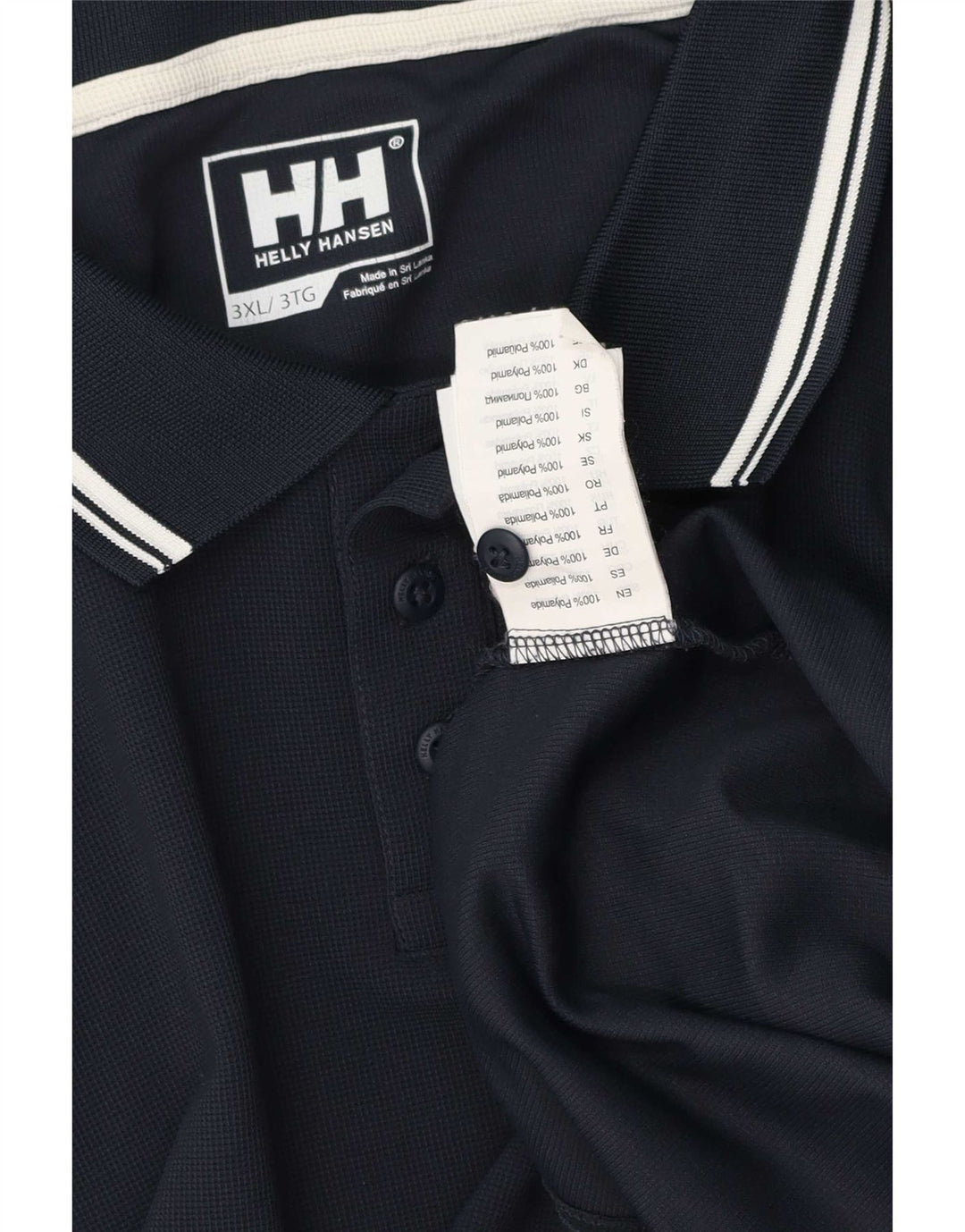 Męska koszulka polo Helly Hansen 3XL, granatowa, poliester
