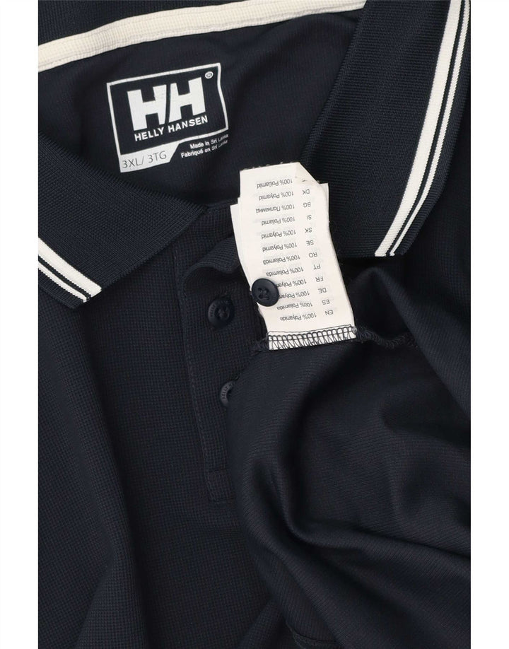 Męska koszulka polo Helly Hansen 3XL, granatowa, poliester