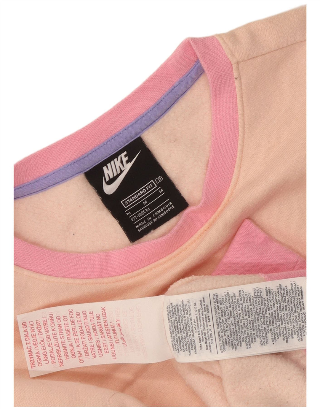 Bluza dziewczęca Nike z grafiką, 10-11 lat, średnia, wielobarwna