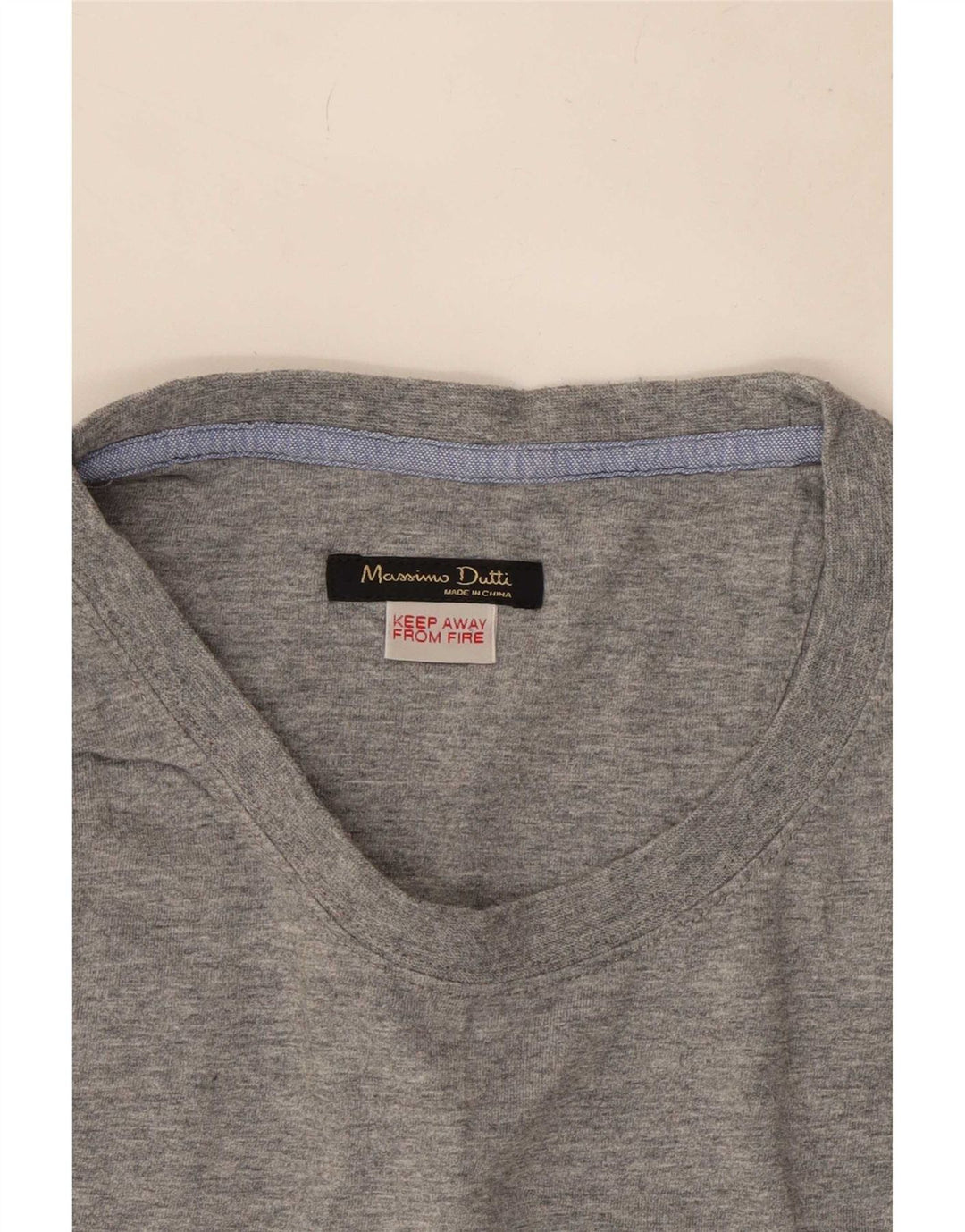 T-shirt męski Massimo Dutti, średni szary