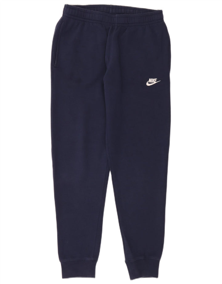Męskie spodnie dresowe Nike, małe, granatowe, bawełniane