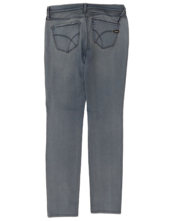 Damskie jeansy Gas Jegging Skinny W25 L32 Niebieskie bawełniane
