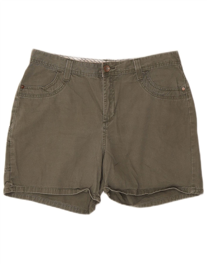Damskie spodenki cargo LEE US 12, duże, W32, bawełna khaki