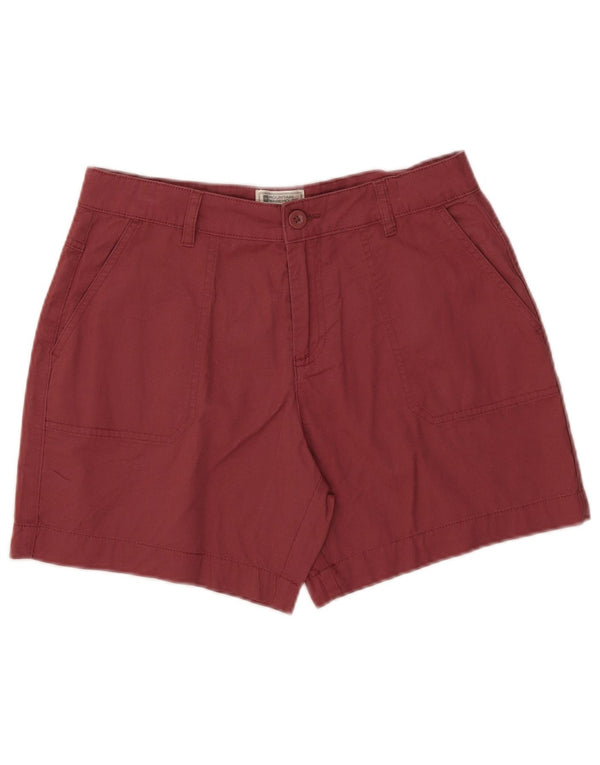 Damskie spodenki chino Mountain Warehouse UK 10 Small W30, czerwone, bawełniane