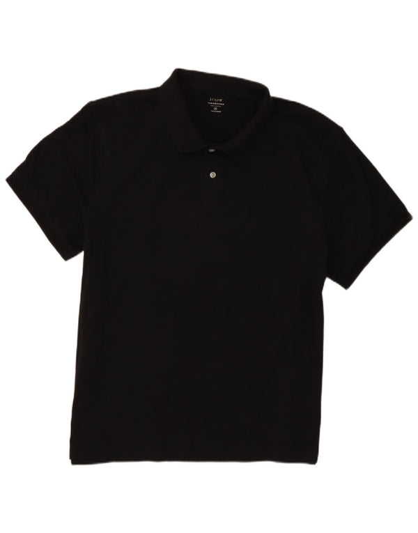 Męska koszulka polo J. Crew 2XL, czarna, bawełniana