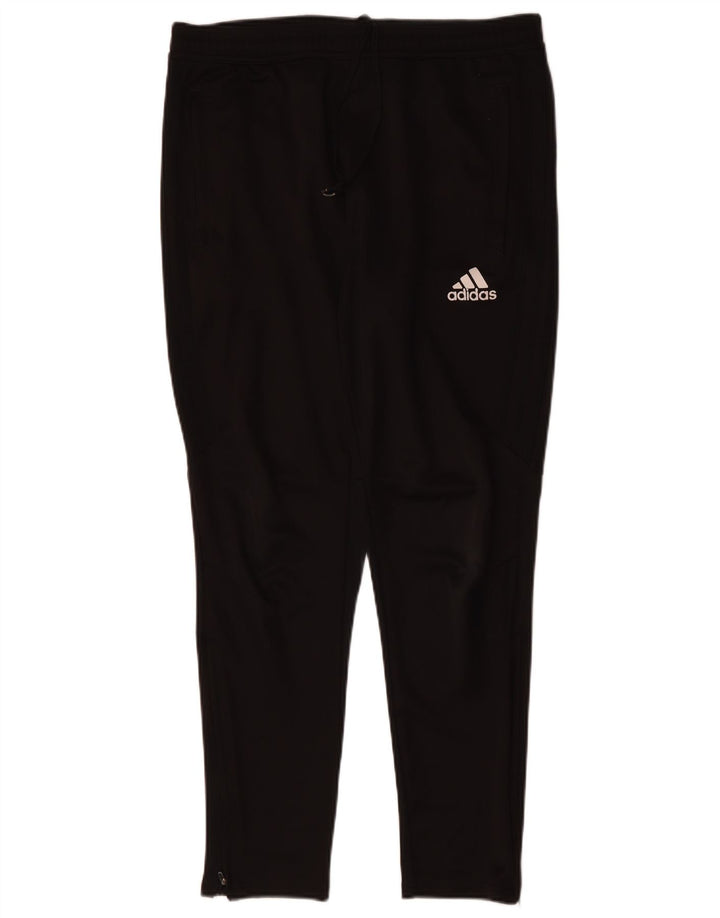 Męskie spodnie dresowe ADIDAS Clima Proof, duże, czarne, poliestrowe