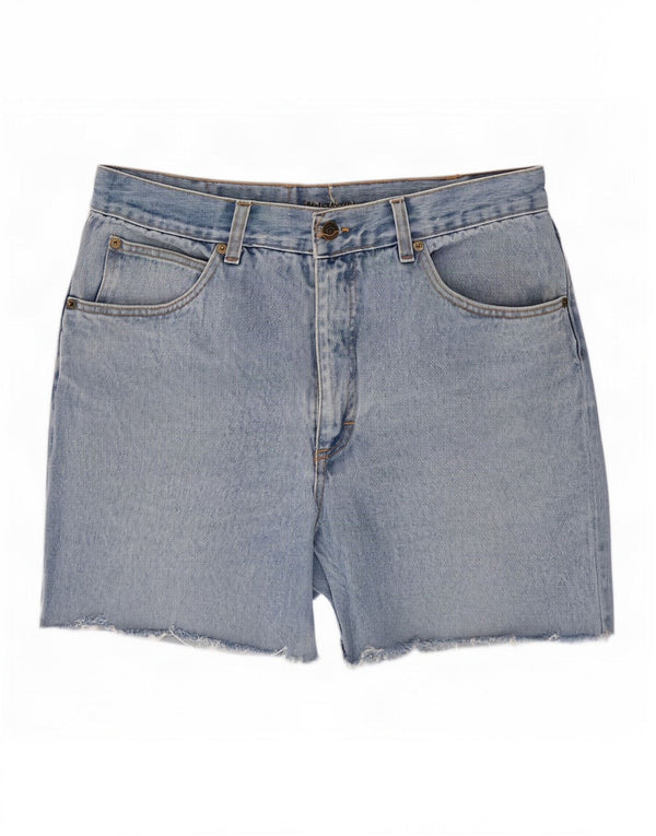 Damskie spodenki jeansowe z wysokim stanem Passport IT 52 2XL W34 Niebieskie bawełniane