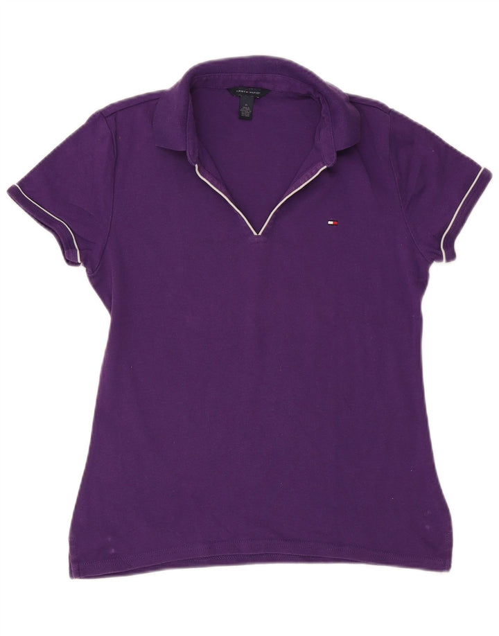 Damska koszulka polo Tommy Hilfiger UK 12, średni fiolet