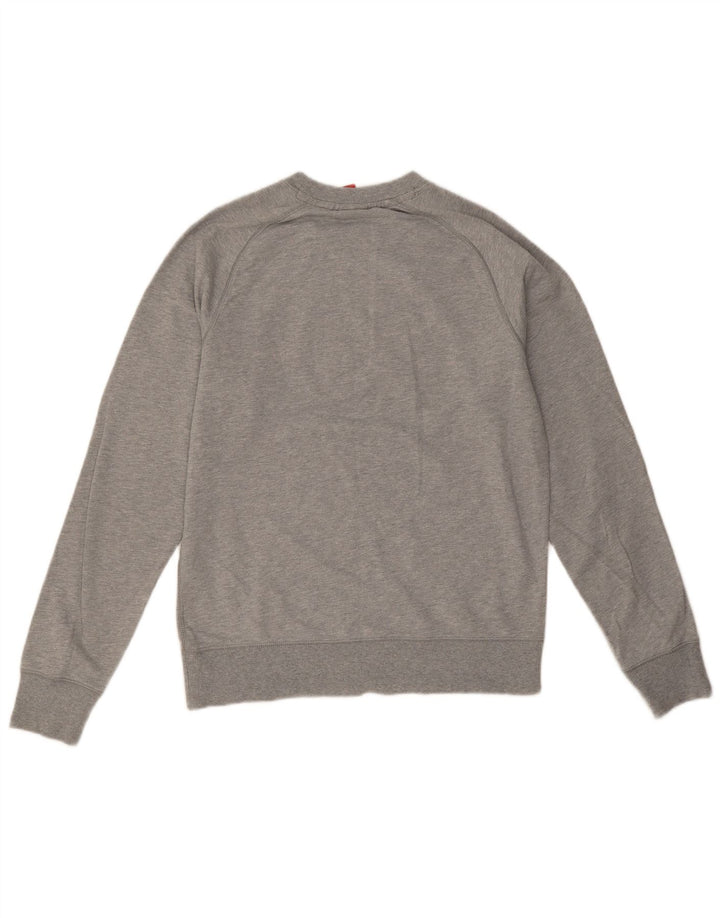 Męska bluza z grafiką Nike, mała, szara, nakrapiana