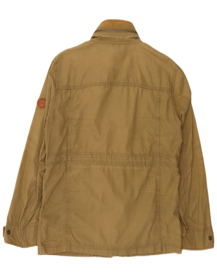 Męska kurtka z kapturem Timberland UK 36, mała, bawełniana khaki