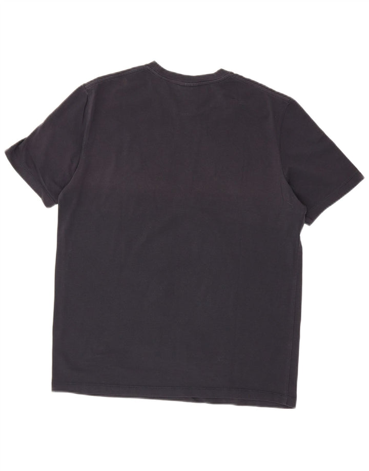 T-shirt męski TRUSSARDI JEANS, średni czarny, bawełniany