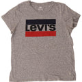 Damska koszulka z grafiką Levi's Top UK 14 Medium Grey Flecked