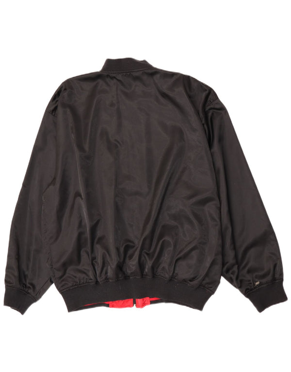 Dwustronna kurtka męska Vintage UK 42 XL w kolorze czarnym