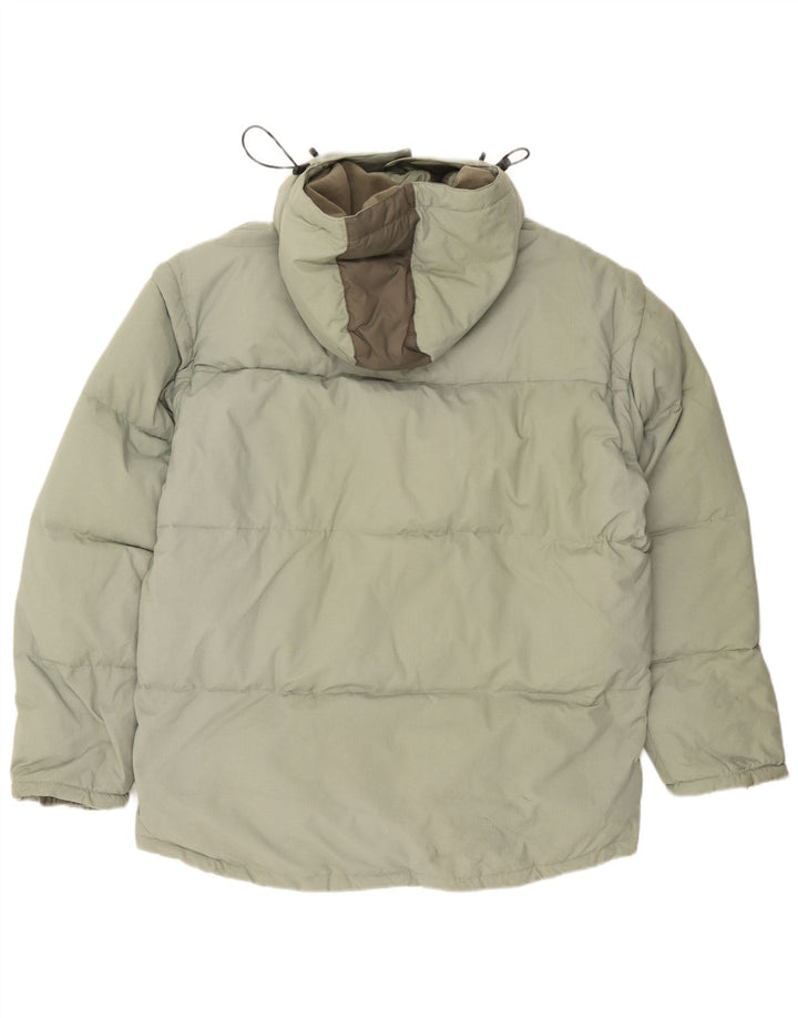 Męska ocieplana kurtka z kapturem Fila UK 44 2XL Zielony, blok kolorów