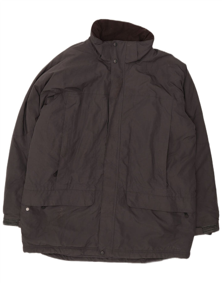 Męska wysoka kurtka użytkowa L.L.Bean UK 42 XL, szary nylon