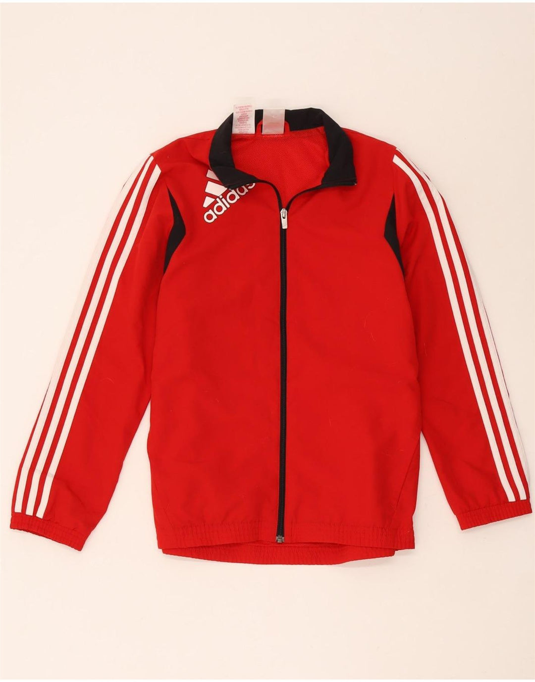 Chłopięca bluza dresowa Adidas z grafiką 13-14 lat, czerwona, poliester