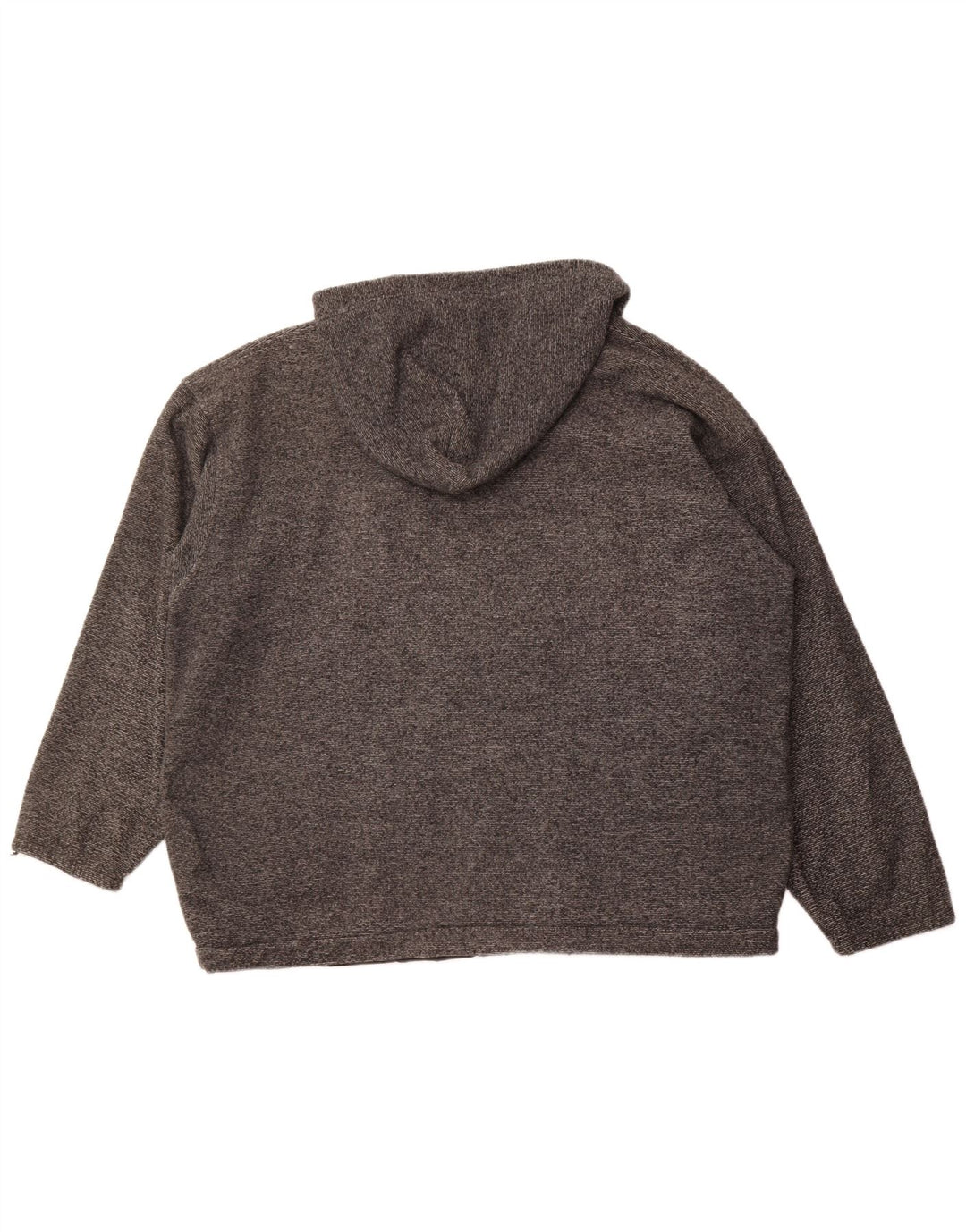 Męska kurtka polarowa z kapturem CHAMPION UK 42 XL Szara, poliestrowa w prążki