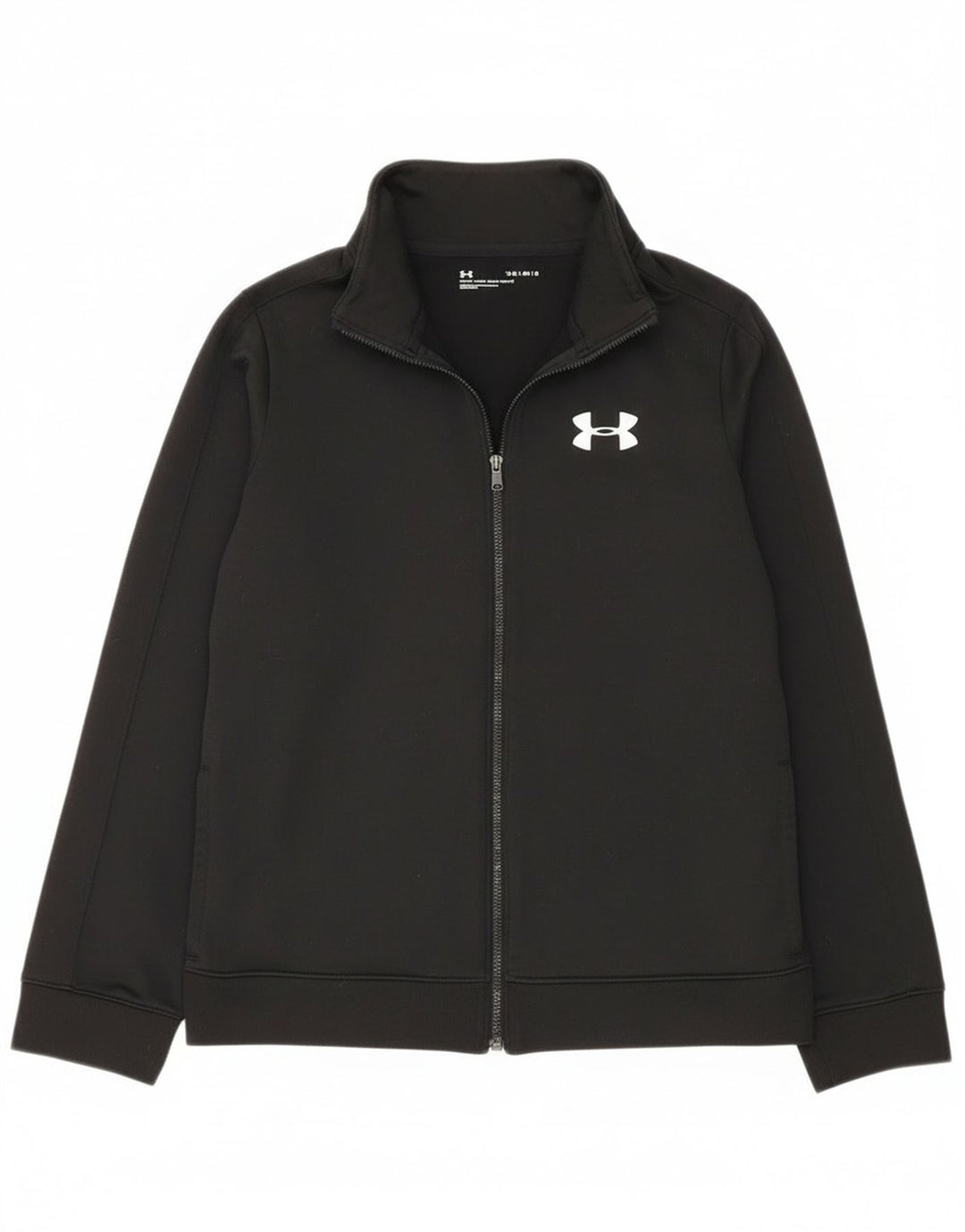 Kurtka dresowa chłopięca Under Armour, duża, czarna, poliester, 11-12 lat