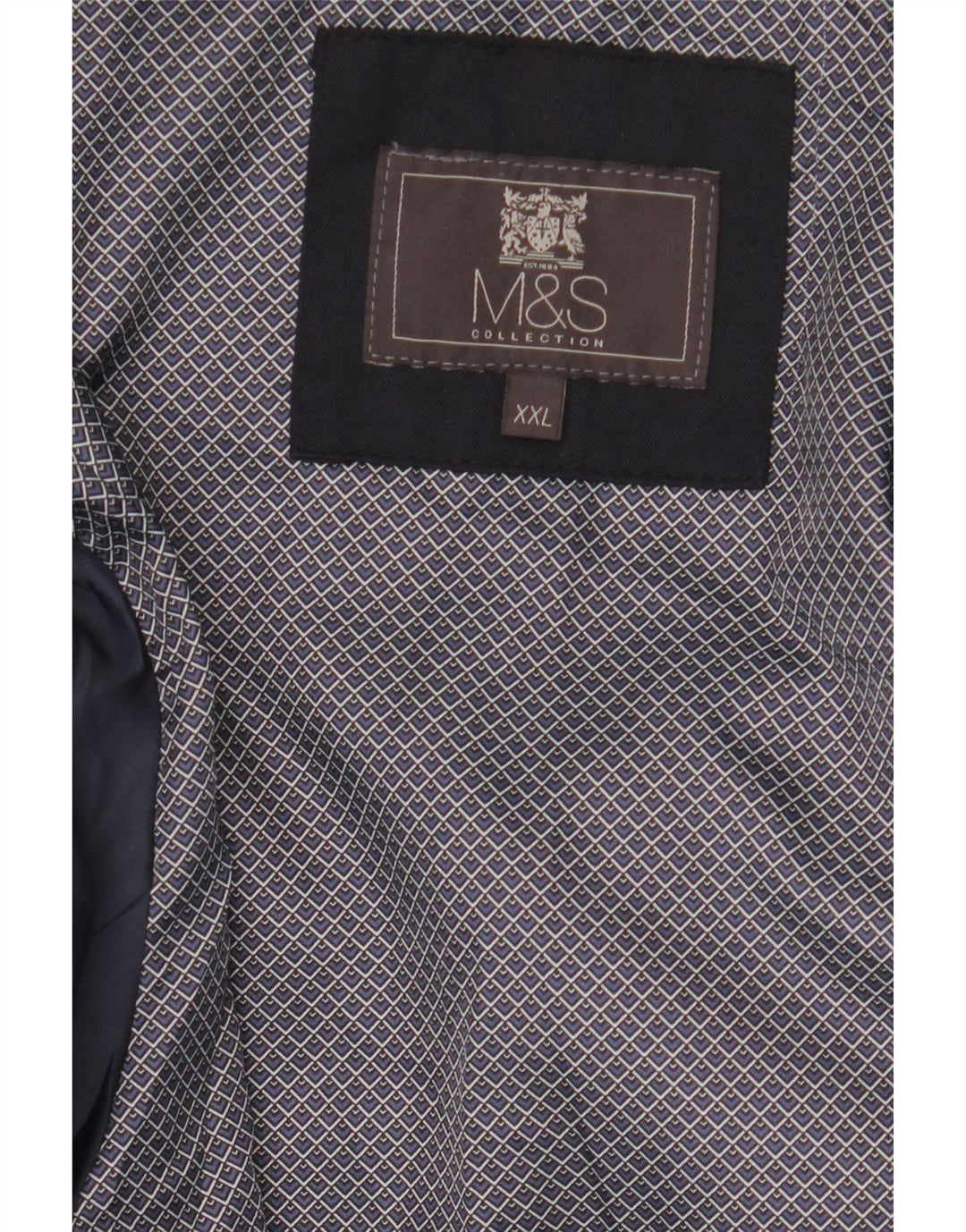 Męska kurtka bomber Marks & Spencer UK 44 2XL granatowa