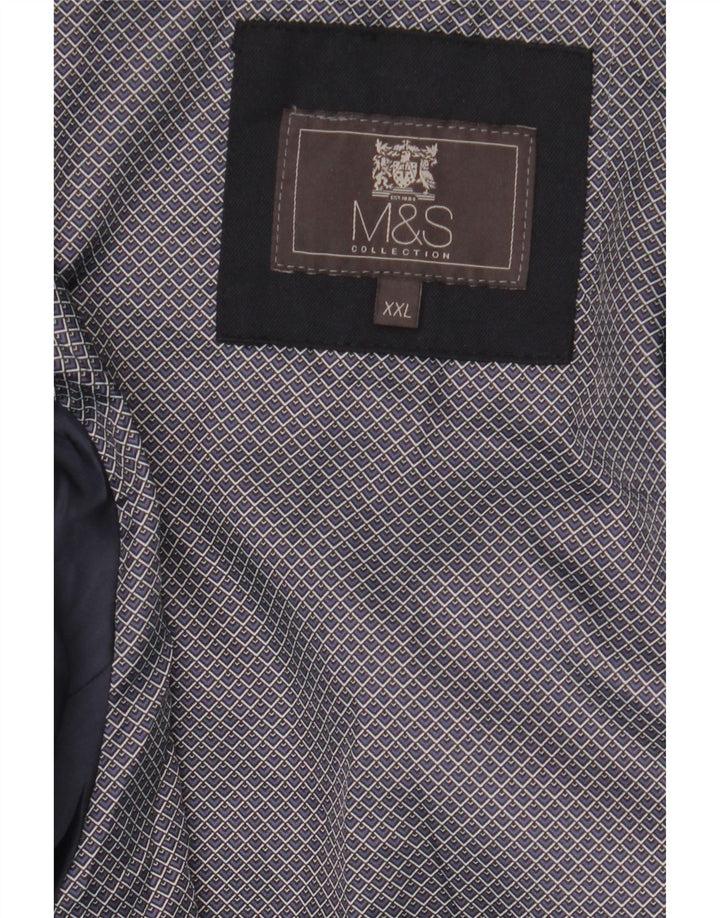 Męska kurtka bomber Marks & Spencer UK 44 2XL granatowa
