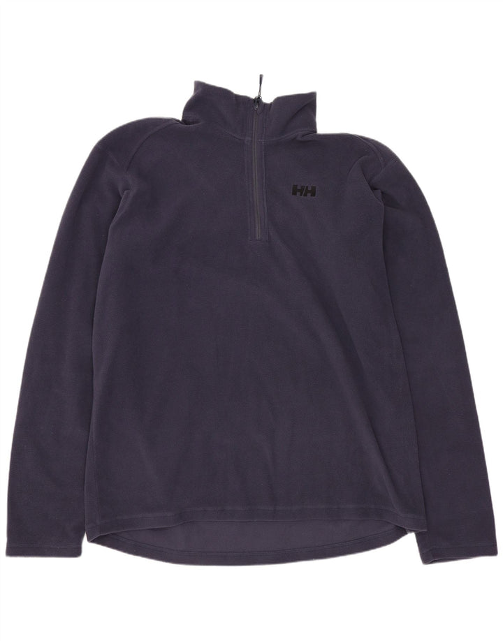 HELLY HANSEN Męski sweter polarowy XL z zamkiem błyskawicznym, granatowy, poliester