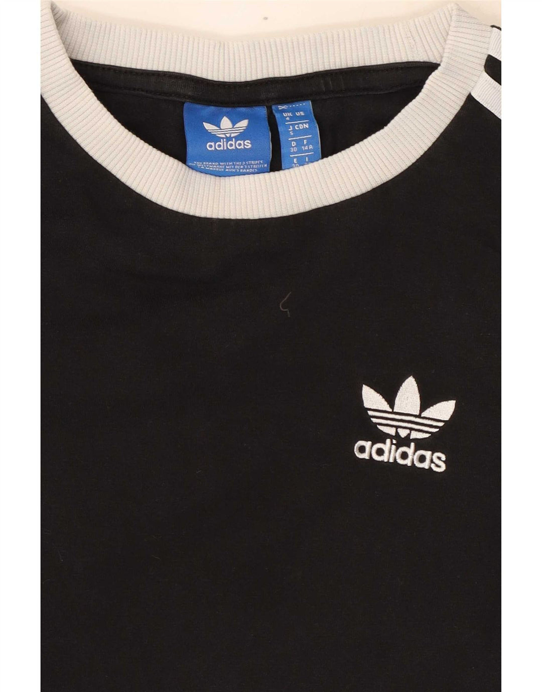 Damska koszulka Adidas z długim rękawem UK 4 XS w kolorze czarnym