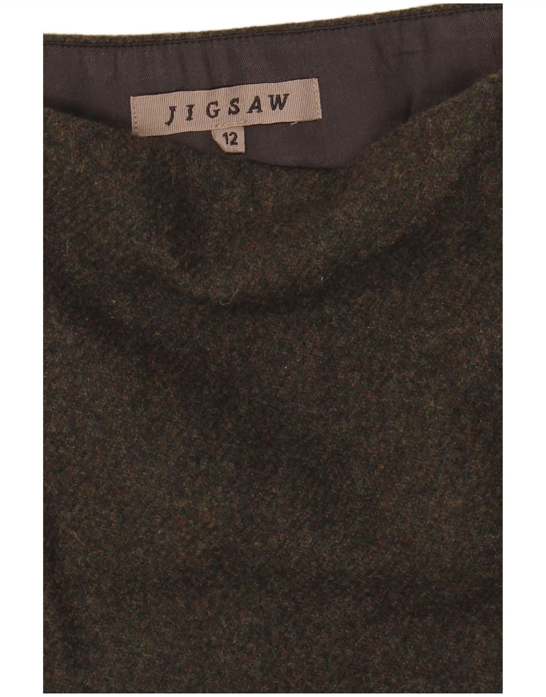 Damska spódniczka mini Jigsaw UK 12 Medium W31 Khaki
