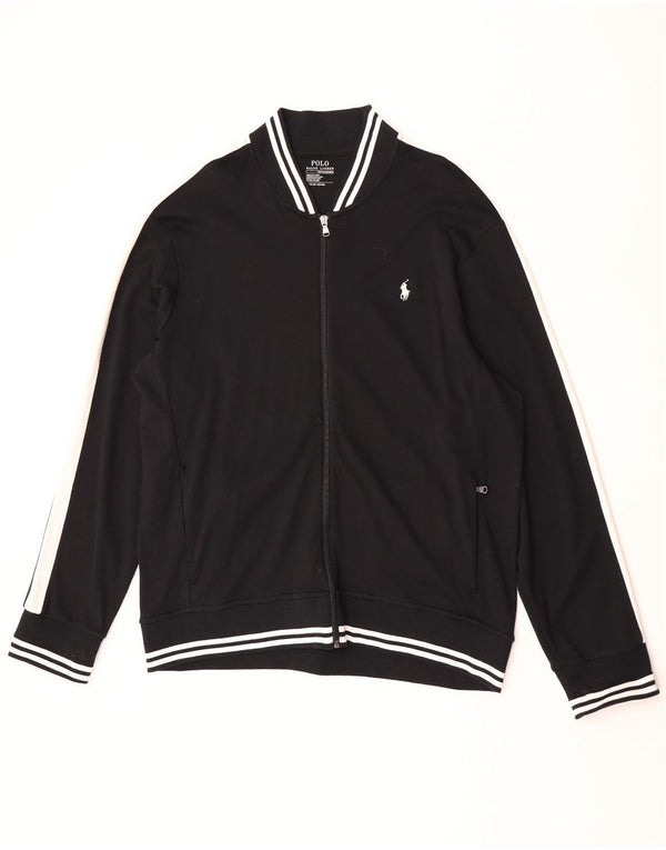 Polo Ralph Lauren Męska bluza dresowa XL, czarna, bawełniana z blokami kolorów