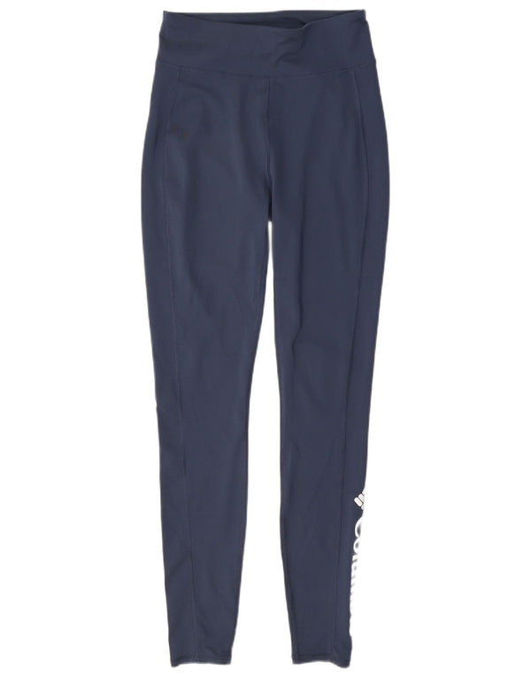 Damskie legginsy Columbia Graphic UK 10, małe, granatowe