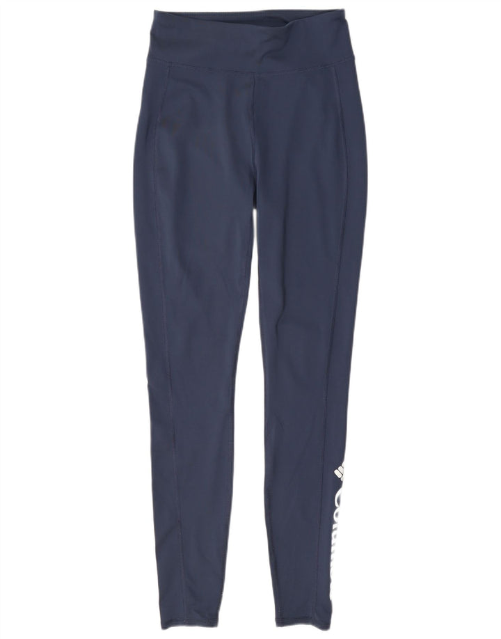 Damskie legginsy Columbia Graphic UK 10, małe, granatowe