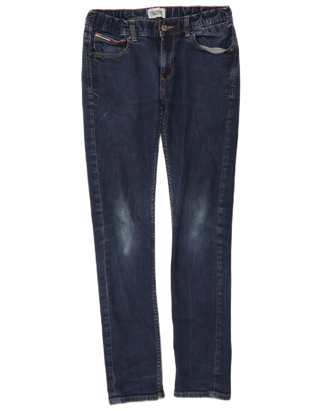 TOMMY HILFIGER Dżinsy chłopięce Skinny 13-14 lat W28 L29 Niebieskie bawełniane
