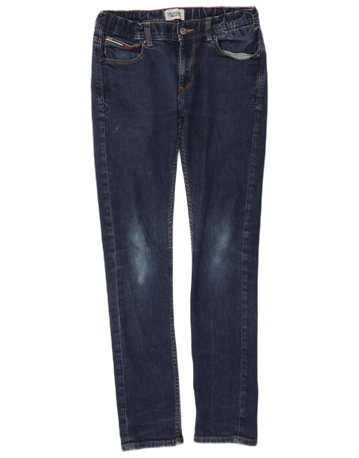 TOMMY HILFIGER Dżinsy chłopięce Skinny 13-14 lat W28 L29 Niebieskie bawełniane