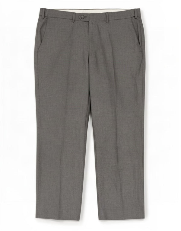 Marks & Spencer Mens Straight Suit Trousers W38 L29 Blue Polyester