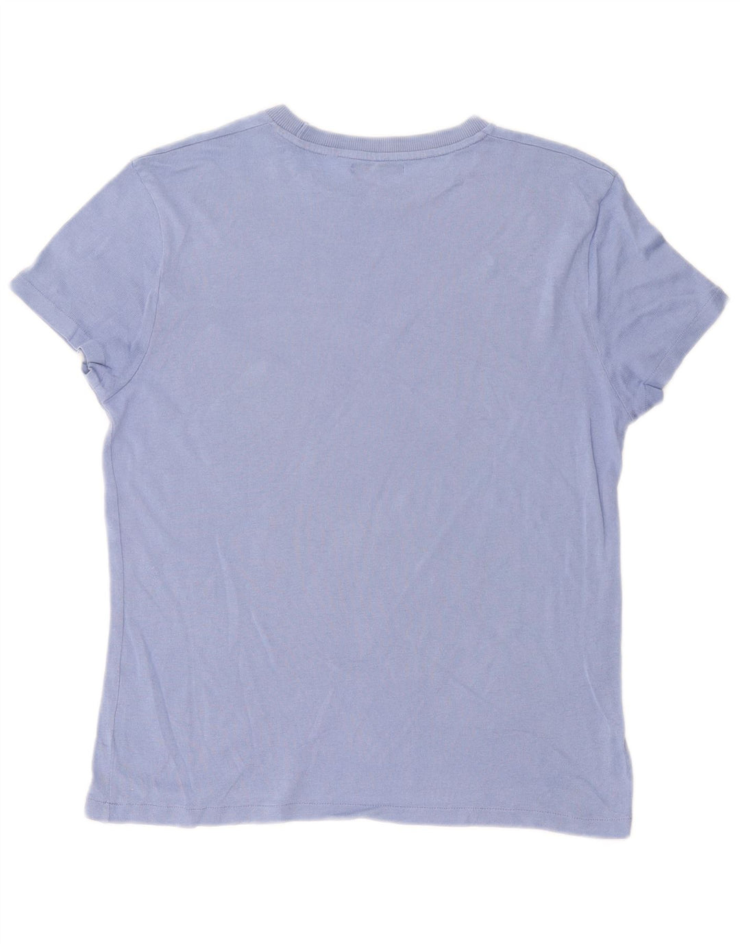 T-shirt męski Zara, mały, niebieski, bawełniany