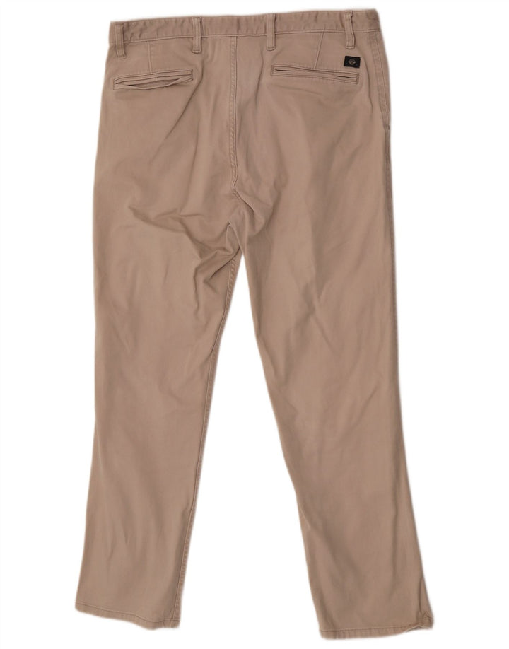Męskie spodnie typu slim chino Dockers W34 L29 beżowe
