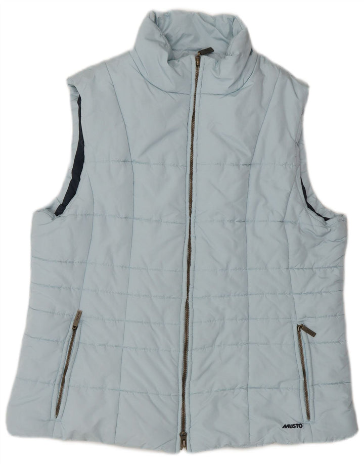 Damska wyściełana kamizelka Musto UK 18 XL, niebieski poliester