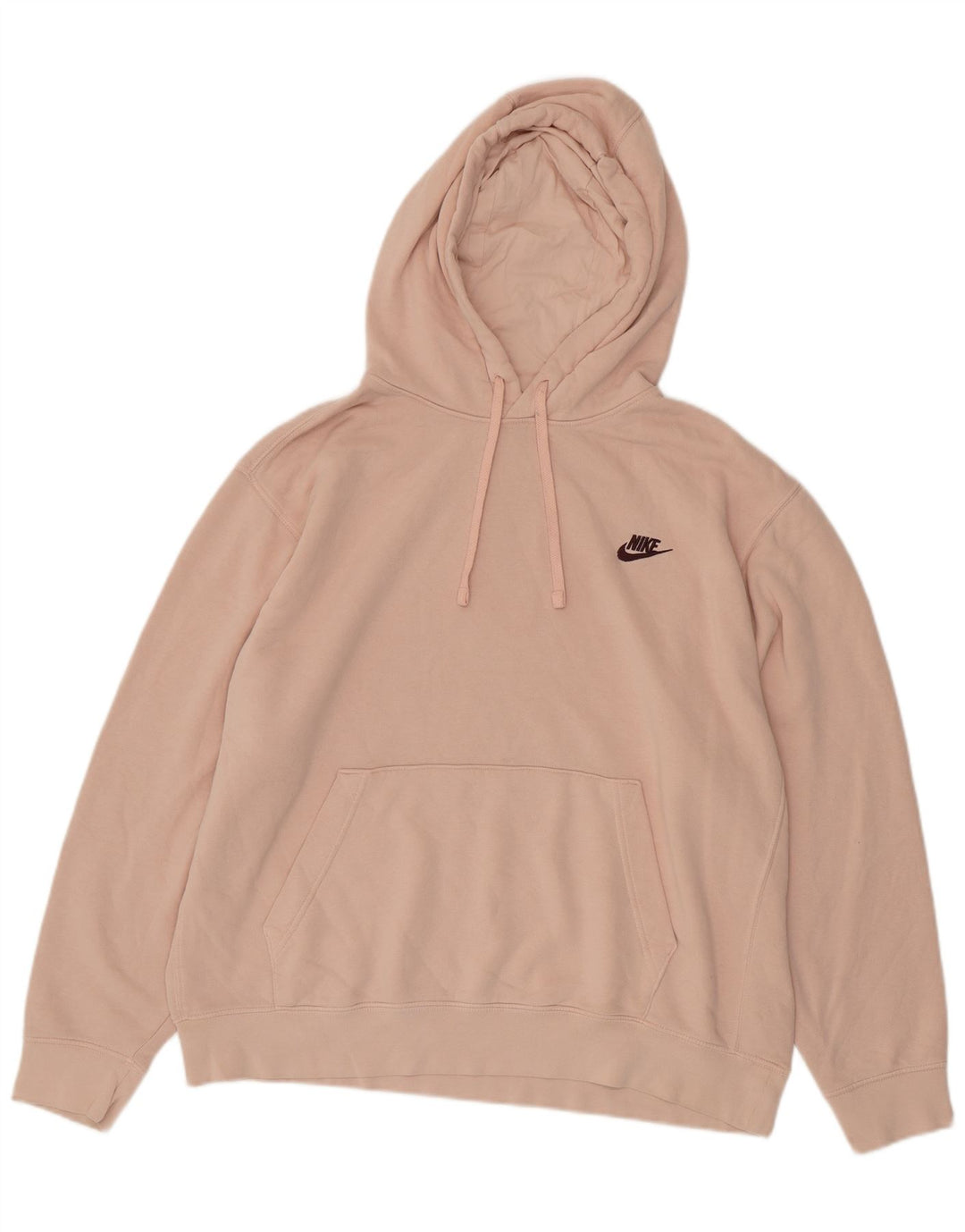Męski sweter z kapturem NIKE XL, różowy, bawełniany
