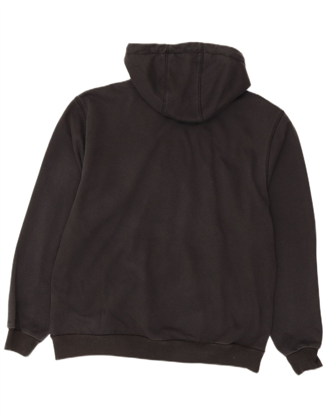 Męski sweter Carhartt o luźnym kroju i zapinanym na zamek, duży, czarny poliester