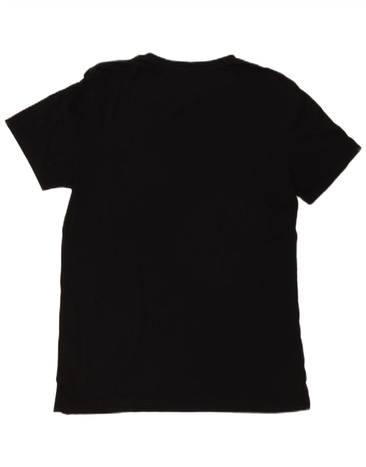 T-shirt męski ALL SAINTS, średni czarny, bawełniany