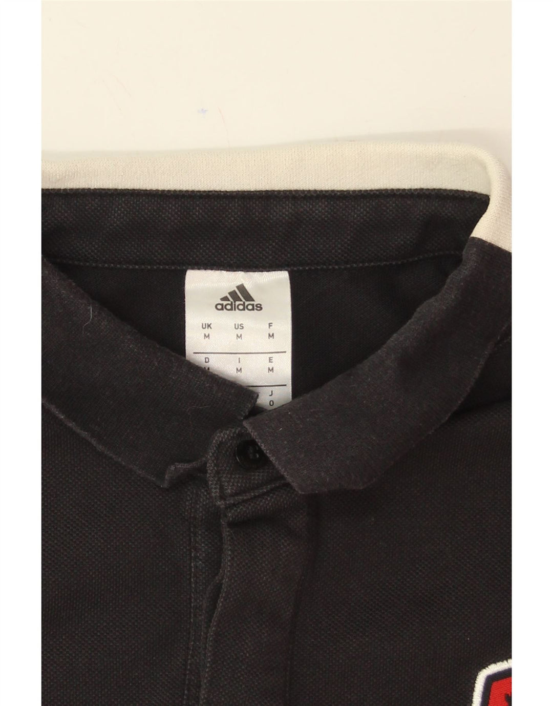 ADIDAS Mens Climalite Polo Shirt Medium Black Cotton Vintage Adidas and Second-Hand Adidas from Messina Hembry 