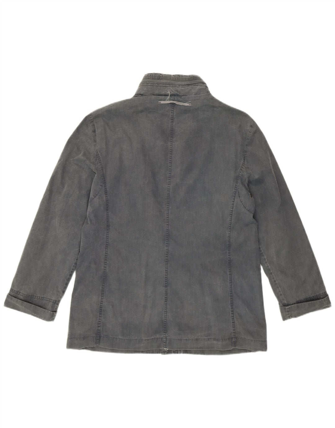 Damska kurtka użytkowa z kapturem TRUSSARDI IT 44, średnioszara, bawełniana