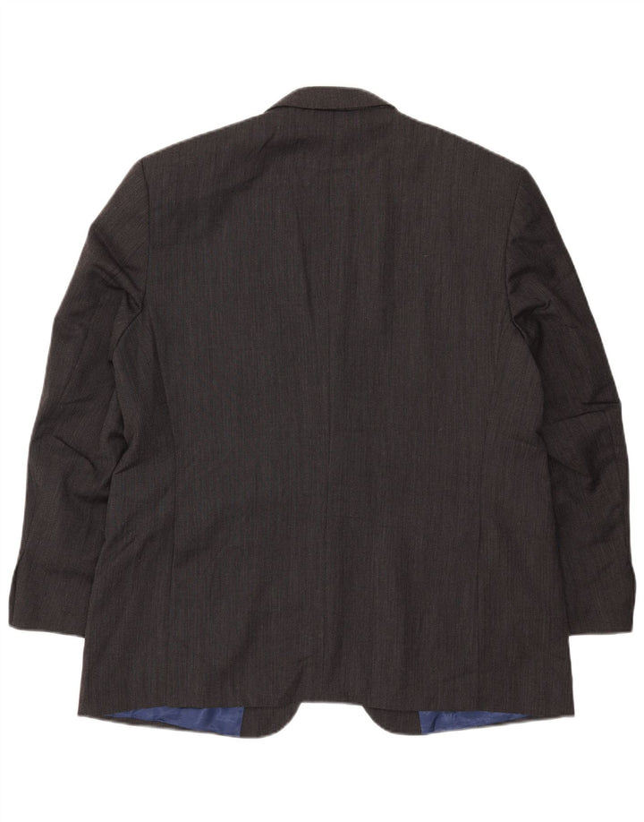 Marks & Spencer Męska marynarka zapinana na 2 guziki UK 44 2XL Szara wełna