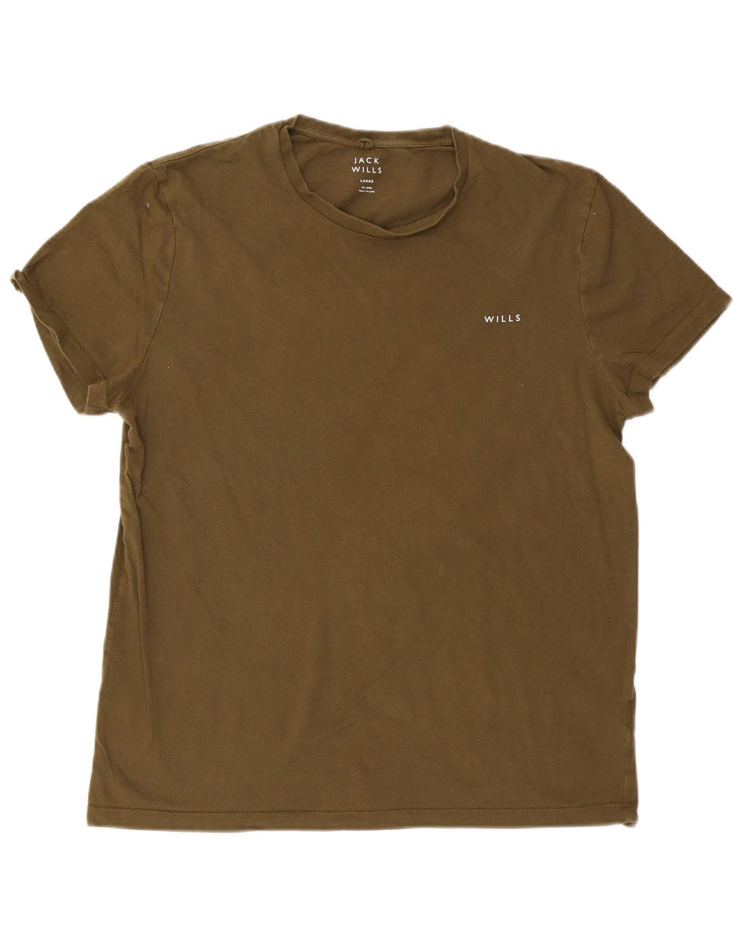 T-shirt męski Jack Wills, duży, bawełniany khaki