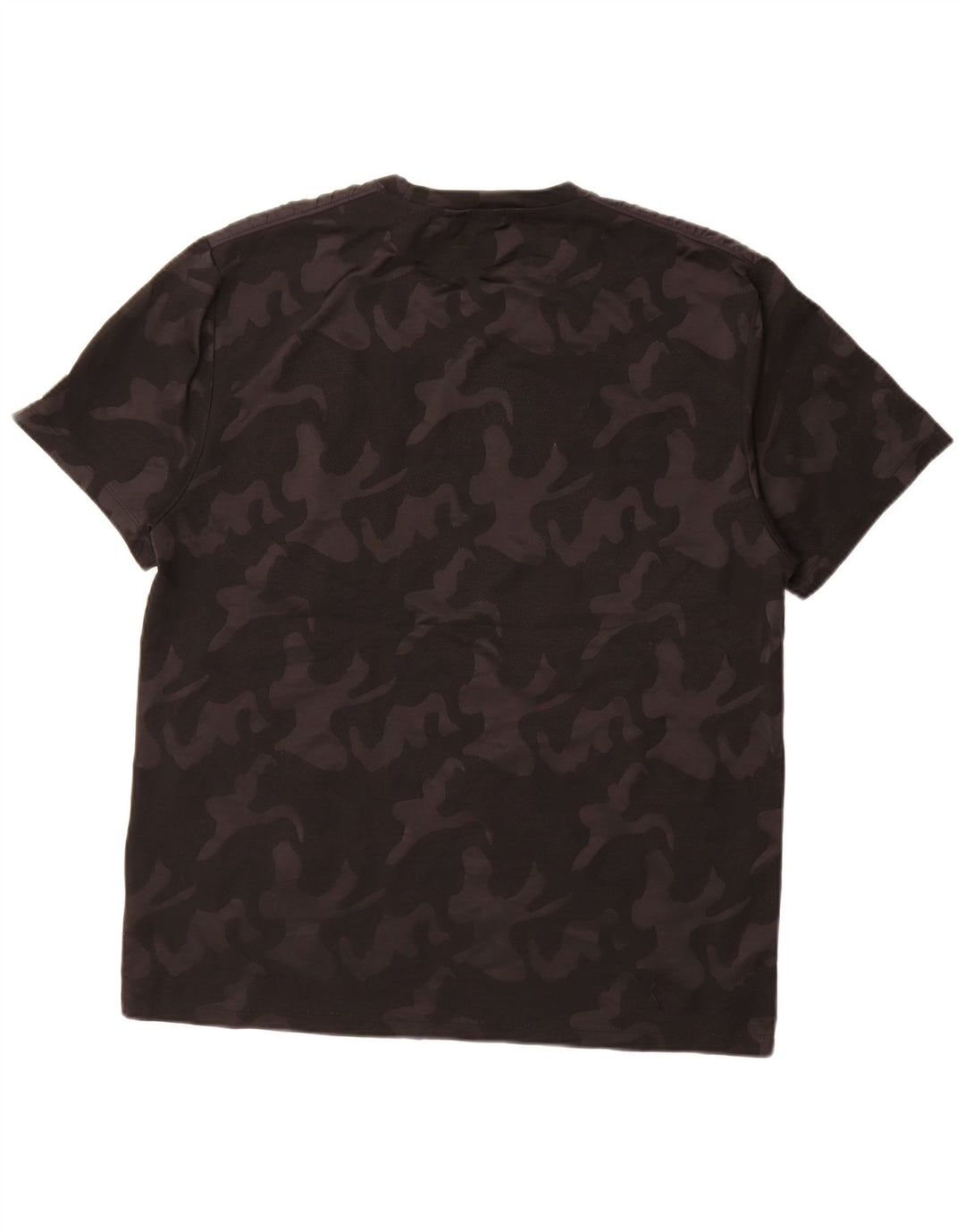 T-shirt męski DKNY Top XL, czarny kamuflaż, poliester
