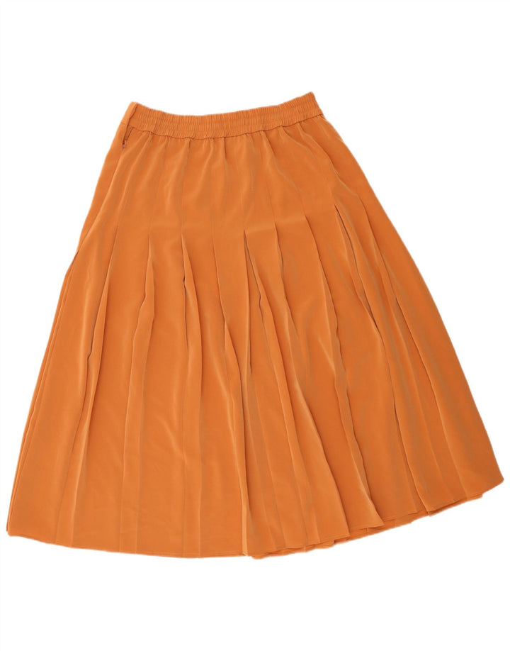 Damska plisowana spódnica Jacques Vert UK 16 Large W34 Brązowy poliester